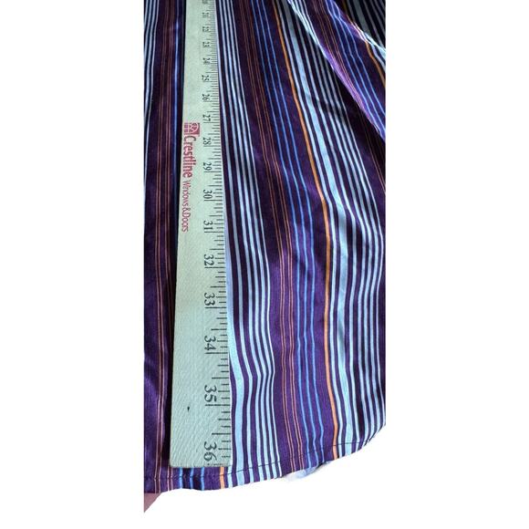 Silversilk 5x Purple Label 80% Silk Long Sleeve Shirt Purple Denim Blue XXXXXL - Picture 4 of 6